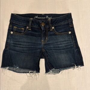 American Eagle Dark Denim Shorts